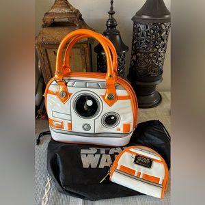 Loungefly Star Wars BB8 dome bag and wallet